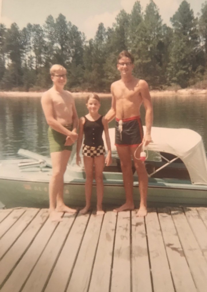 Jack, Chuck, Eve at Lake